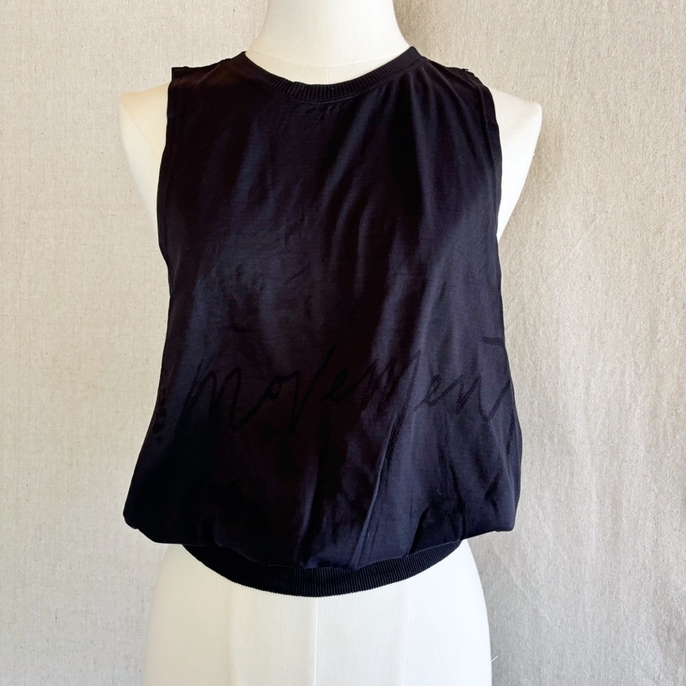 NWOT Free People Movement - Band Together Logo Tank in Black size XS small - Picture 2 of 7